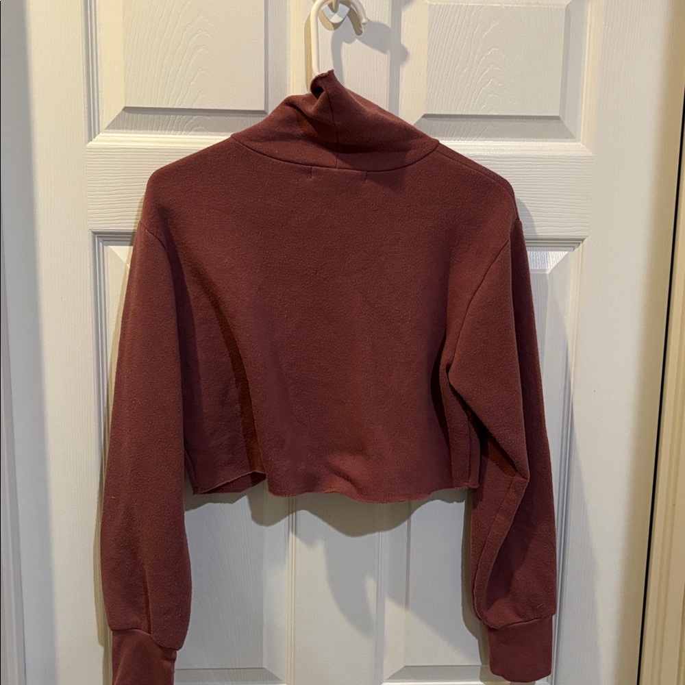 Project Social T Urban Outfitters UO Cropped Hoodie Sweatshirt Size SmallM - Picture 4 of 8